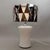 Murano Glass Table Lamp in Chrome, 1970 For Sale - Image 4 of 18