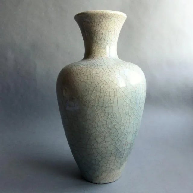 Mid-Century Modern Vase from Majolika Rüppurr Karlsruhe, 1930s For Sale - Image 3 of 6