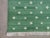 Forest Green Handmade Cotton Rug, Forest Green with White Diamonds and Cream Fringe - 8'x10' For Sale - Image 8 of 10
