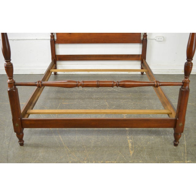 Pennsylvania House Solid Cherry Queen Size Poster Bed Chairish