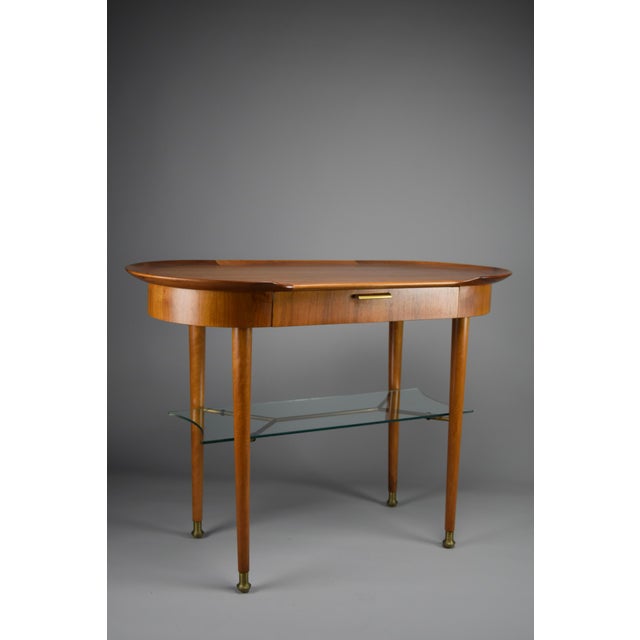 Mid-Century Entrance Console Table by A. A. Patijn for Zijlstra Joure, 1950 For Sale - Image 15 of 15