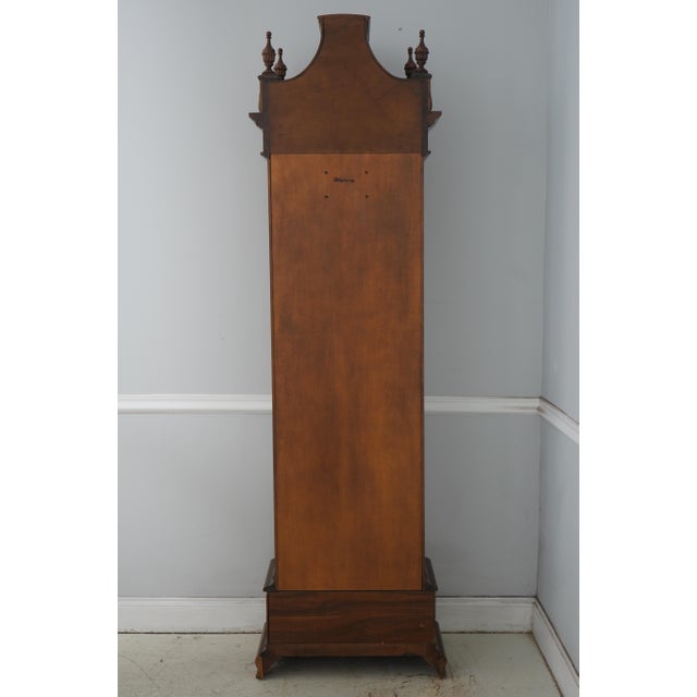 Ridgeway Gothic Walnut Tall Case Grandfather Clock For Sale - Image 16 of 18