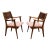 Vintage Captains Dining Chair Pair - Attributed to John Van Koert for Drexel For Sale