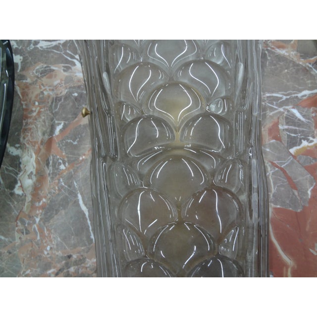 Large Pair of Art Deco Style Murano Glass Sconces For Sale In Houston - Image 6 of 12