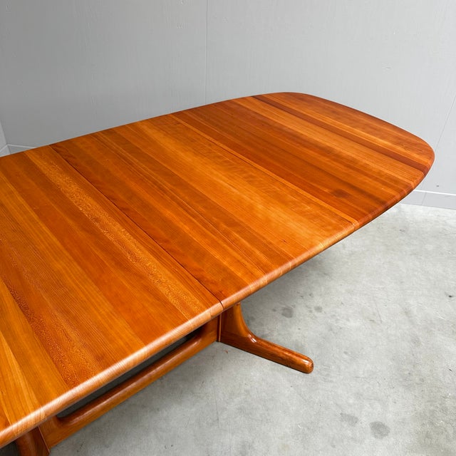 Mid-Century Modern Danish Extendable Oval Dining Table, 1960s For Sale - Image 14 of 17