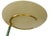 Mid-Century Modern 1960s Round Beige Marble Base Green Enameled Stem Adjustable Arm Floor Lamp For Sale - Image 3 of 7