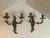 French Louis XV Bronze Candle Wall Sconces a Pair. They have never been electrified and are original 19th Century. Add...