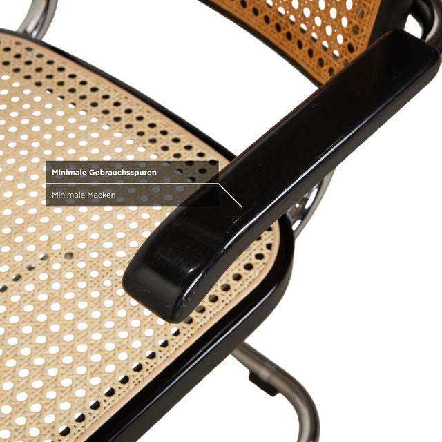 S 64 Cantilever Chair in Black Metal from Thonet For Sale - Image 9 of 16