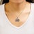 Haus of Brilliance Sterling Silver 1/4 Cttw Diamond Pavé XO Pendant Necklace For Sale - Image 4 of 5
