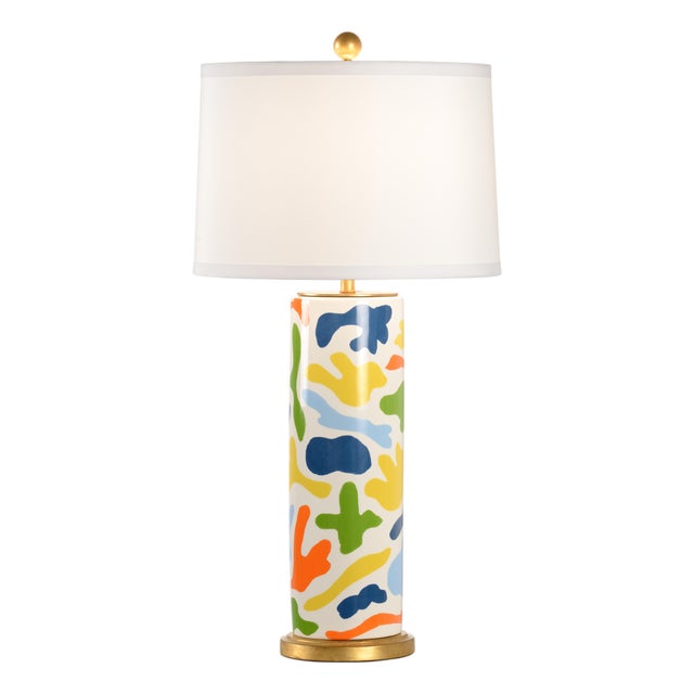 Hand Painted Danton Lamp - Multicolor For Sale