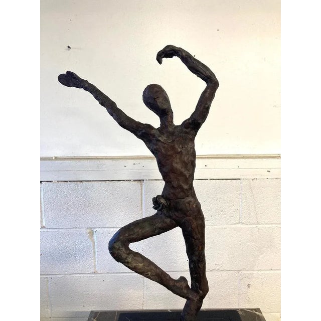 Mid Century Vintage Modern Female Ballerina Original Sculpture For Sale In New York - Image 6 of 11
