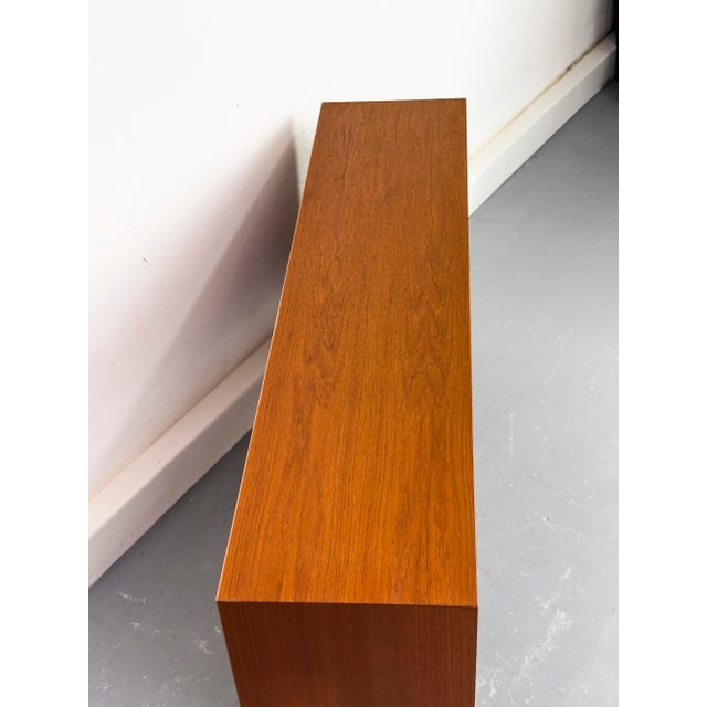 Low Teak Shelf from Omann Jun, 1960s For Sale - Image 10 of 15