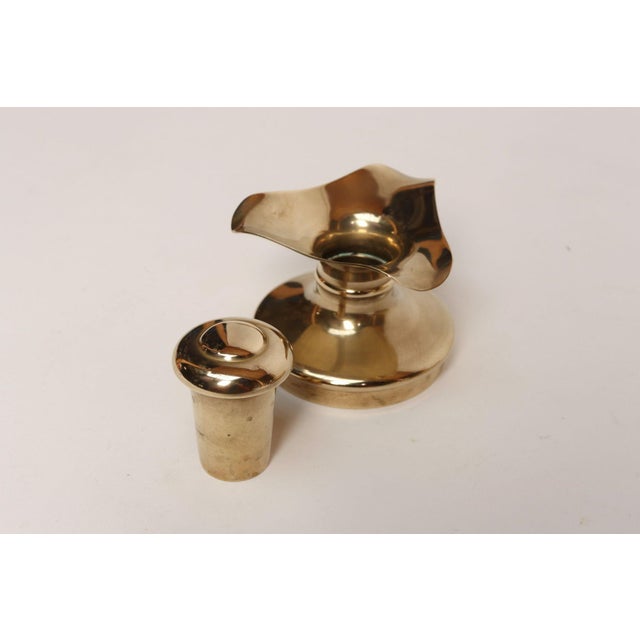 Vintage Swedish Art Deco Dirigold Goldware Cocktail Shaker With Monogrammed "Ik" For Sale - Image 11 of 18