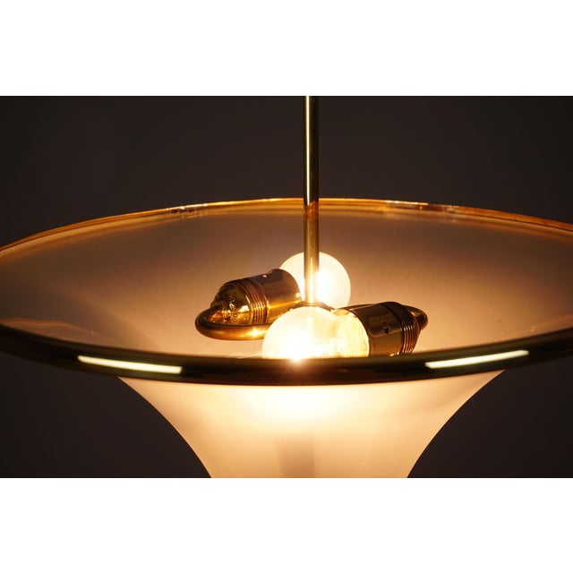 Gold Bauhaus Art Deco German Lamp from Schwintzer Gräff, 1930s For Sale - Image 8 of 18