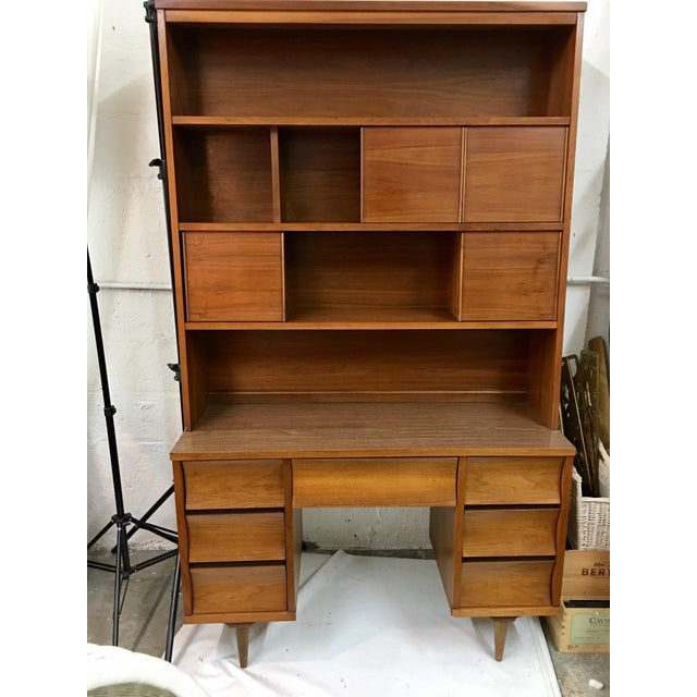 MidCentury Desk & Hutch Chairish