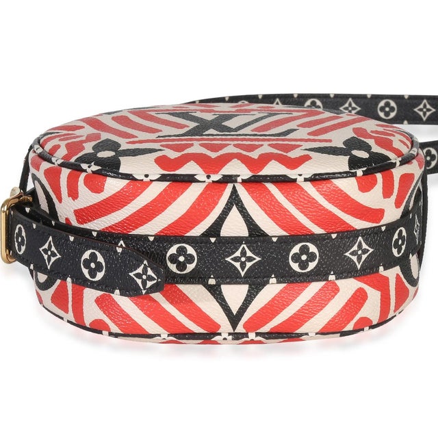 2020s Cream Red Giant LV Crafty Boite Chapeau Souple Bag PM For Sale - Image 5 of 9