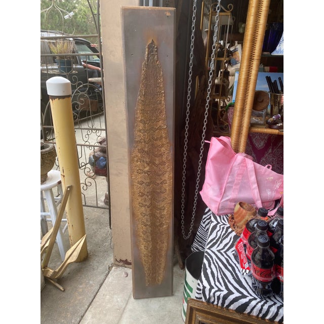 1970s 1970s Snake Skin on Wooden Frame For Sale - Image 5 of 6
