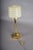 Brass and Opaline Glass Table Lamp in the style of Josef Hoffmann for Wiener Werkstätte, 1990s For Sale - Image 10 of 11