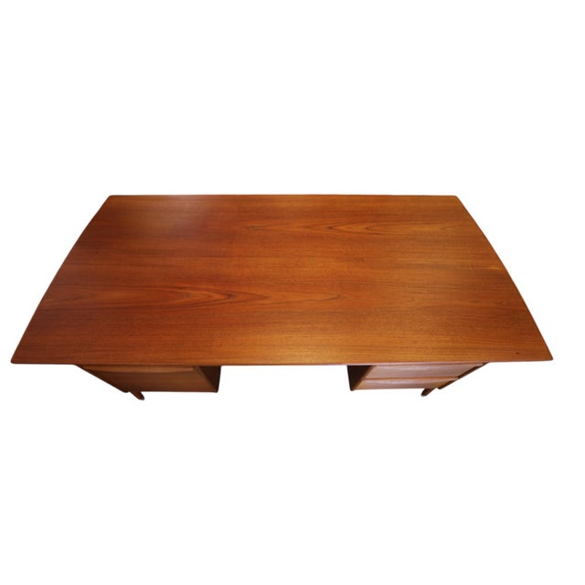 Brown Desk Model 88 in Teak by Svend Åge Madsen, 1960s For Sale - Image 8 of 18