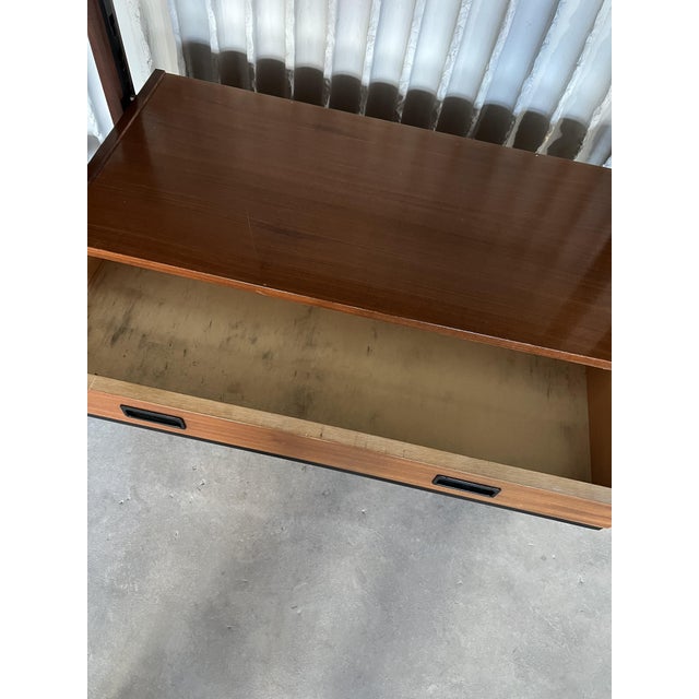 Mid-Century Modern Italian Teak Wall Unit, 1960s For Sale - Image 6 of 9