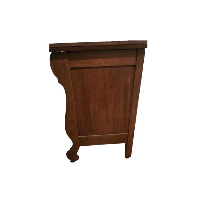 Antique American Empire-Style Solid Wood Chest of Drawers, Circa 1840–1860 (Historic) For Sale - Image 9 of 9