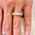 Traditional Natural White Sapphire Ring 14k W Gold 4.32 TCW Certified For Sale - Image 3 of 7