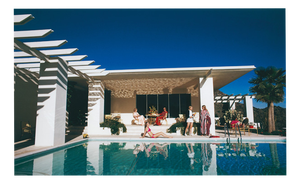 Slim Aarons, Poolside in Arizona, Limited Edition Estate Stamped Photographic Print, 1970s