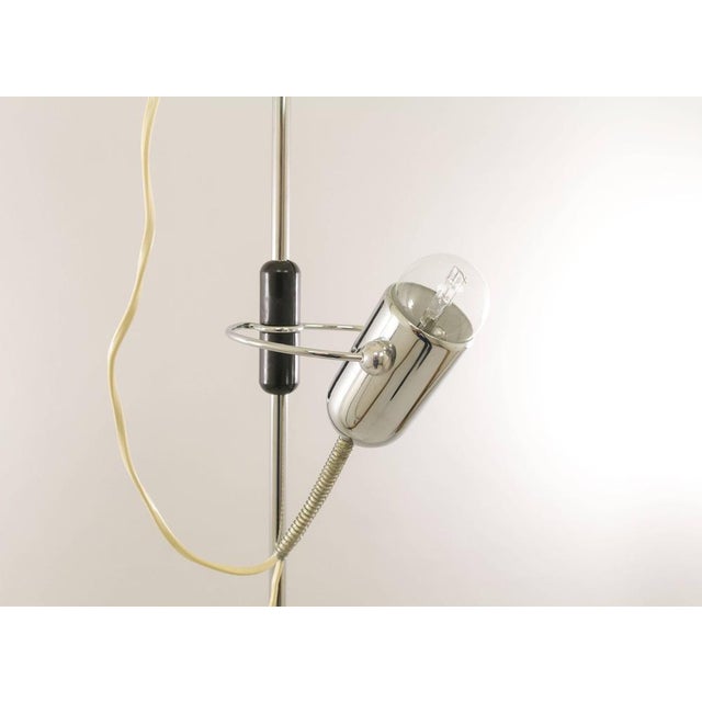 Mid-Century Modern Chrome Floor Lamp by Francesco Fois for Reggiani, 1960s For Sale - Image 3 of 9