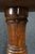 Antique English Oak Barley Twisted Library Floor Lamp Side End Table For Sale - Image 13 of 18