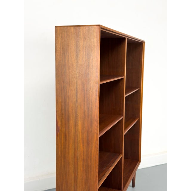 Large Walnut Bookcase by Bertil Fridhagen for Bodafors, 1969 For Sale - Image 11 of 18