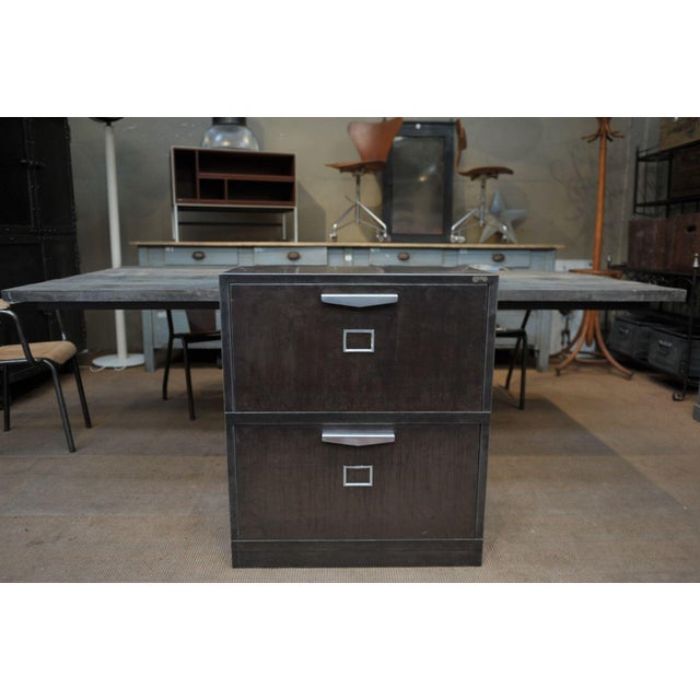 Industrial Base Unit with 2 Drawers, 1950s For Sale - Image 11 of 11