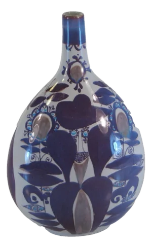 Mid 20th Century Vase Danish Modern Faience Royal Copenhagen Kari Christensen 170-2740 Mint