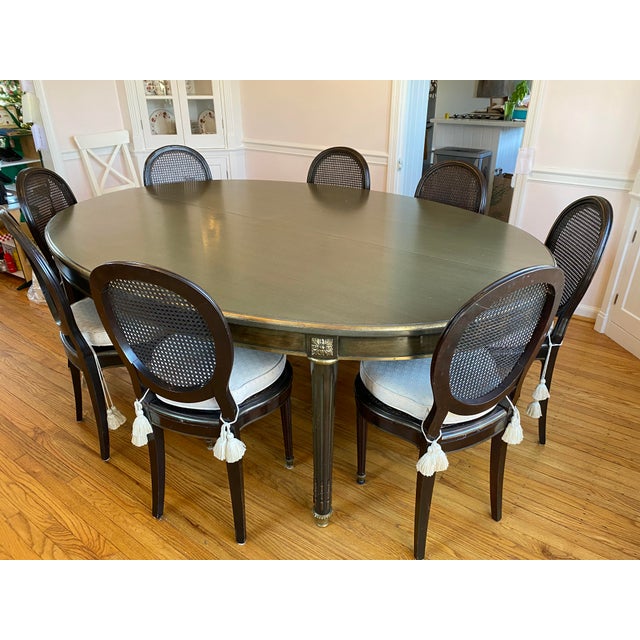 1940s French Regency Dining Room Table And Chairs Chairish