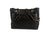Chanel Quilted Black Caviar Skin Shoulder Bag / Tote, Golden Chain & Hardware For Sale - Image 13 of 18