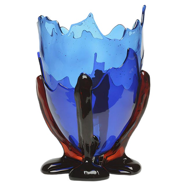 Clear Extracolor Vase by Gaetano Pesce for Fish Design For Sale