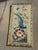 Vintage Chinoiserie Embroidered Silk Panel in Faux Bamboo Frame For Sale - Image 9 of 12