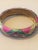 Kramer 1970s Kramer Multi-Color Enamel Hinged Bangle Bracelet For Sale - Image 4 of 8