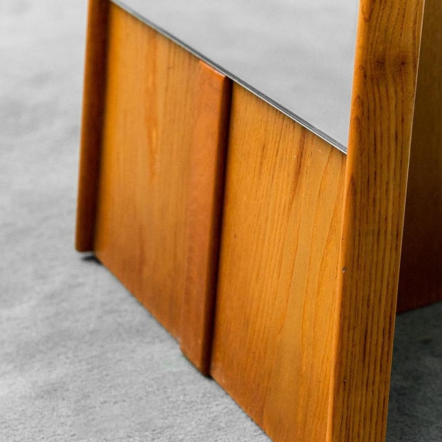 1970s Wooden Floor Mirror, 1970s For Sale - Image 5 of 6