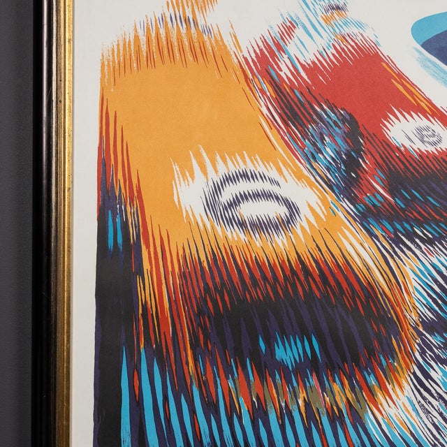 1980s Vintage 20th Century Framed 1957 Monaco Grand Prix Poster by Bernard Minne, 1985 For Sale - Image 5 of 16