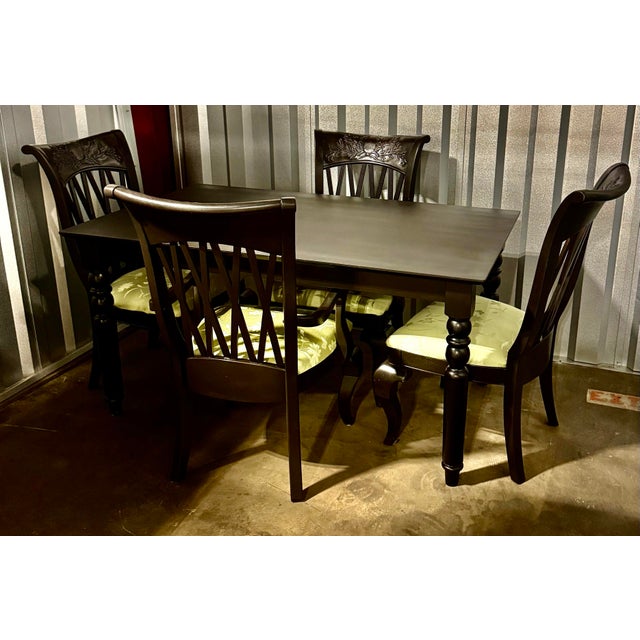 Wood Mid 20th Century Dining Room Furniture Set For Sale - Image 7 of 10