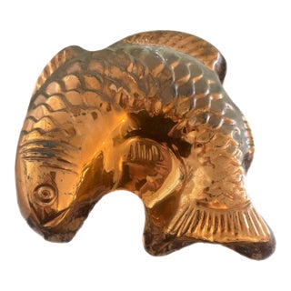 Vintage Copper Fish Mold For Sale