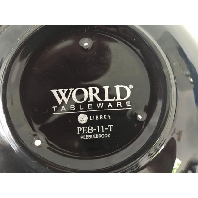 World Tableware Pebblebrook Brown & Tan Serving Plate and Dip Set - a Pair For Sale In New York - Image 6 of 6