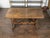 Brown Italian Baroque Style 19th Century Walnut Table with Carved Trestle Base For Sale - Image 8 of 12