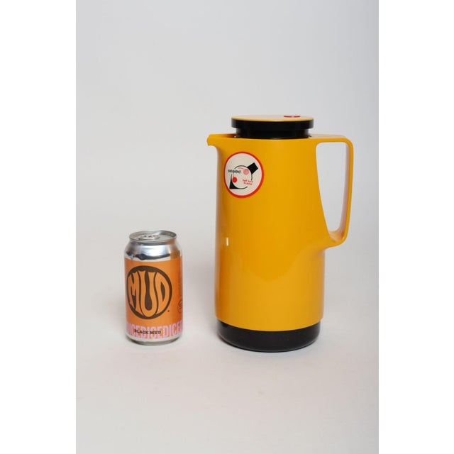 Plastic Vintage West German Yellow Insulated Pitcher by Dr. Zimmermann for Busse Design For Sale - Image 7 of 12