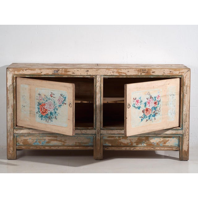 Antique White Sideboard with Original Illustrations, 1900s For Sale - Image 13 of 18