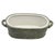 Ceramic Vintage Basketweave Green Cachepot / Decorative Bowl With Handles For Sale - Image 7 of 8
