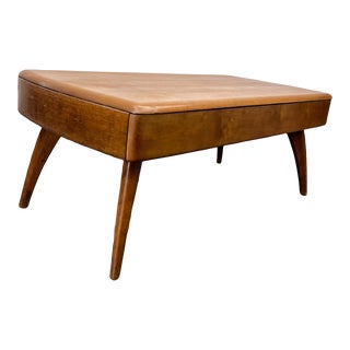 1950s Heywood Wakefield Mid-Century Modern Coffee /Cocktail Table With Drawer For Sale