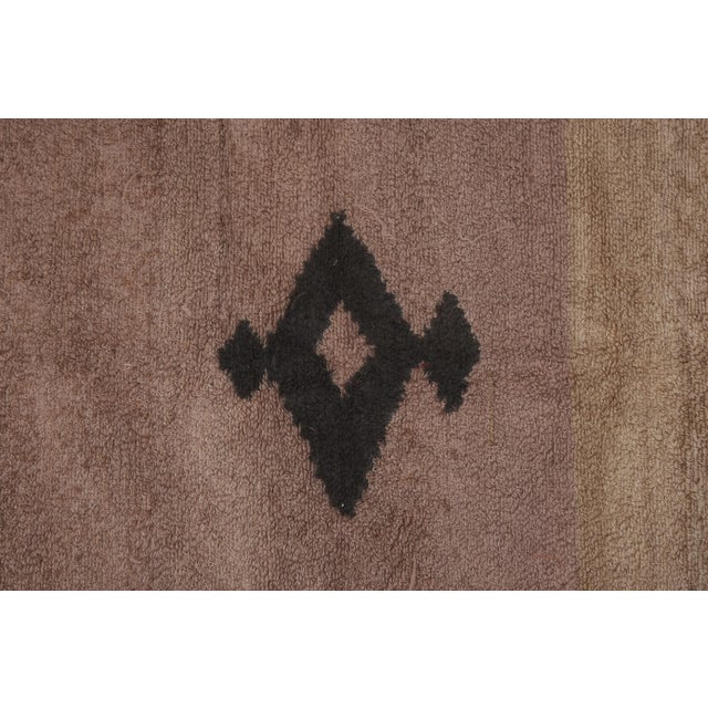 Camel Angora Mohair Turkish Tulu Rug 4'4'' X 6'7'' For Sale - Image 8 of 10