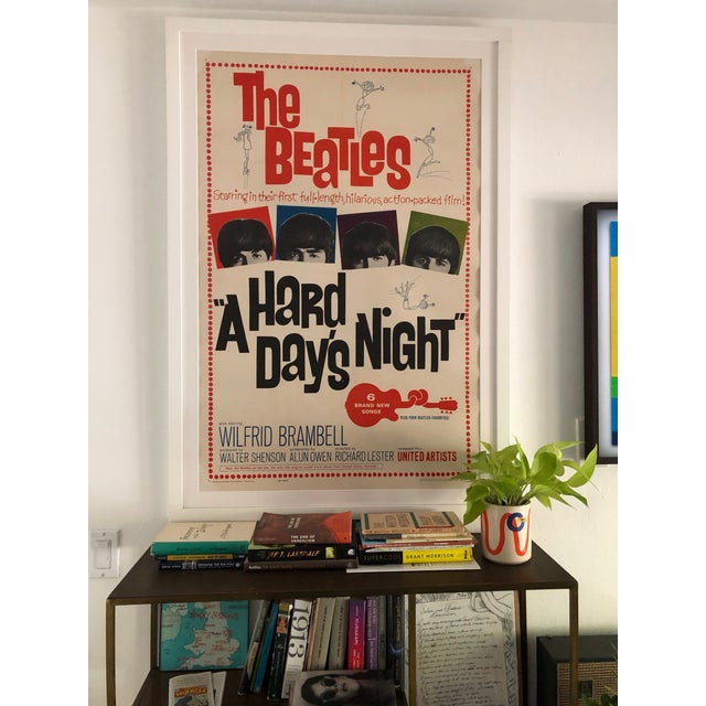 Pop Art 1960s Beatles a Hard Days Night Original Theatrical Poster For Sale - Image 3 of 4