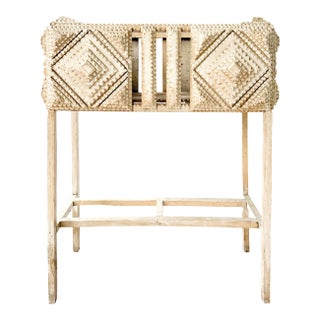 19th Century Tramp Style Wood Flower Box For Sale